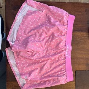 Pink Sprints Athletic Shorts